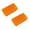 Orange, variant on 2 Pcs Empty Slide Top Tin Containers Metal Tin Box Containers Rectangular Empty Hinged Tins Box Containers for Candies Jewelry Crafts Pills Survival Kit, 2.36x1.33x0.43 Inch, White
