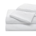 thumbnail image 4 of Sleep Zone Embossed Bed Sheets Set Twin,3 PiecesFour leaf clove,White, 4 of 8