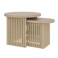 thumbnail image 4 of Diubas Modern Round Nesting Coffee Tables, Set of 2 Modern End Tables for Living Room, 4 of 8
