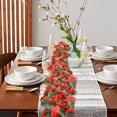 thumbnail image 6 of Topboutique Fake Rose Vine Flowers Plants,5 Pcs Artificial Flower Hanging Rose Ivy,Red Fake Hanging Flowers,Rose Vine with Green Leaves for Christmas Wedding Wall Arch Party Decor,40ft(8ft/Pc), 6 of 8