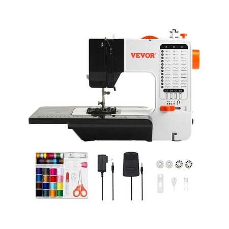 Mini Sewing Machine For Beginners And Kids, Sewing Machines With Reverse Sewing And 38 Built-In Stitches, Dual Speed Portable Sewing Machine With Extension Table, Sewing Kit For Household Travel