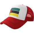 thumbnail image 1 of Flag of Mozambique Mesh Back Trucker Cap Baseball Cap, 1 of 8