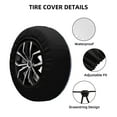 thumbnail image 4 of YFYANG 15'' Tire Cover, Blue and Purple Texture Universal Spare Wheel Covers, Dust-Proof, Water-Proof, Sun-Proof and Corrosion-Proof, 4 of 9