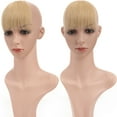 thumbnail image 4 of SEGO Clip in Hair Bangs 100% Human Hair Extensions Clip on Side Fringe with Natural Flat Neat Bangs with Temples for Women One Piece Hairpiece, 4 of 6
