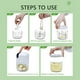 thumbnail image 5 of (100+250+350ML) Mini picador de alimentos inalámbrico blanco de 3 piezas, pequeño procesador de alimentos para ajo, nueces y carne, 5 of 5