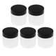 thumbnail image 4 of 5 uds envases cosméticos vacíos tarros , ideal para cremas, cosméticos, lociones Negro shamjiam Tarro cosmético, 4 of 9
