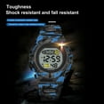 thumbnail image 3 of Reloj, Reloj Cronógrafo Para Hombres Con Sincronización Digital Resistente Al Agua Resistente Al Desgaste Para Estudiantes, 3 of 7