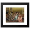 thumbnail image 2 of Vittorio Reggianini 24x20 Black Modern Framed Museum Art Print Titled - A Captive Audience, 2 of 5