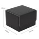 thumbnail image 3 of Estuche de cuero para barajas de cartas con fundas para más de 140 cartas. Caja para barajas de juegos y tarjetas de presentación. Style2 negro gris, 3 of 3