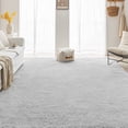 thumbnail image 2 of Sleep Zone Ultra-Soft Plush Area Rug 6×9 Feet, Grey Non-Slip Fuzzy Rug for Living Room, 2 of 8