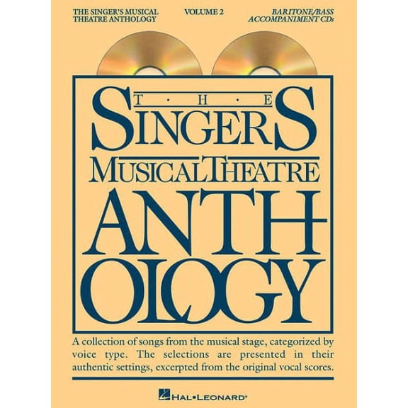 The Singers Musical Theatre Anthology - Volume 2: Baritone/Bass Accompaniment CDs