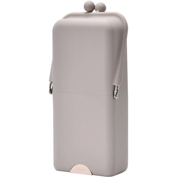 Slccxzc Silicone Makeup Brush Storage Bag Waterproof Travel Cosmetic Organizer Toiletry Pouch