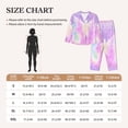 thumbnail image 4 of Naloa Purple Sparkling Butterfly Pajamas for Women Set, Womens Pajama Sets, Lounge Sets for Women, 2pjs for Women-Large, 4 of 7
