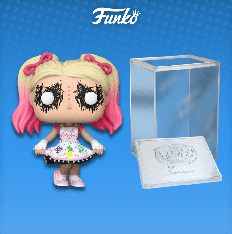 Funko Pop! WWE: Alexa Bliss (WrestleMania 37) Vinyl Figure with Chase (+ Pop! Stacks Plastic Protector)