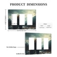 thumbnail image 3 of Bear Switch Cover Decorative Wall Plate 3-Gang Screwless Standard Size, 3 of 5