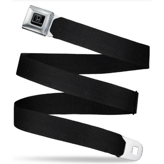 Buckle-Down Black Honda Logo Seat Belt Buckle Web Belts