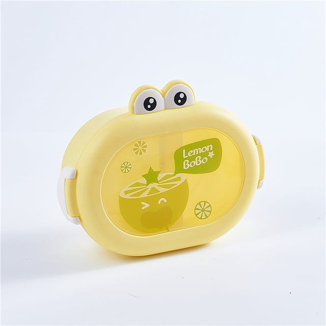 Boovnll Bento Box, Small-Capacity Lunch Box Cute Children's Food Supplement Box Transparent Pp Portable Fruit Box with Lid, Bento Box Adult, Bento Box for Kids, Lunch Box Containers