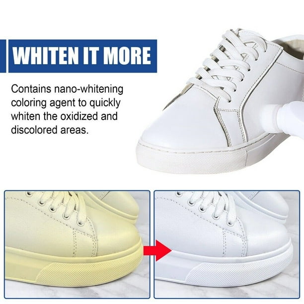 Crème nettoyante pour chaussures blanches - puissant détachant