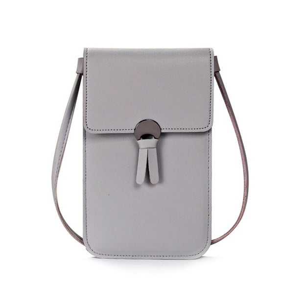 RKZDSR DGS Women Touchscreen Phone Bags, Mini Leather Mobile Phone Crossbody Bags Shoulder Handbag Wallet With Credit Card Slots