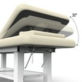 thumbnail image 2 of Miniyam 31.5" - PU Leather Beauty Salon Beauty Bed Modern Segmented Structure Massage Bed , Maximum Weight 800lb- Beige, 2 of 12