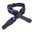 thumbnail image 1 of Guitar Belt Adjustable Guitar Strap Wide & Comfortable Design Durable Musical Instrument Accessory Fashionable Flame Pattern Perfect for Performances &, 1 of 3