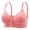 Hot Pink, variant on khonts,Women's Front Snap Closure Wireless Bras Push up Full Coverage High Support Bras Comfortable Adjustable Strap Bralettes Black XXL