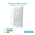 thumbnail image 4 of Art3d 6-Pack 47.2 "x23.6" PVC 3D Wall Panels Cum 2ftx4ft Drop Ceiling Tile, 3D Textured Wavy Wall Paneling-White, 4 of 7
