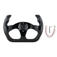 thumbnail image 2 of LOVIVER Generic Racing Steering Wheel Anti Slip Aluminum Alloy Gaming Steering Wheel Black, 2 of 8