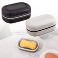 thumbnail image 4 of 1x With Lid Travel Reusable Soap Box Dish Holder Bathroom Container Soap Case, 4 of 4