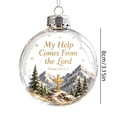 thumbnail image 3 of Plastic Light Up Christmas Ball Ornament, Warm Glow Holiday Bauble, 3.15 x 3.15 x 3.15 Inch, for Christmas Tree Window Mantel Decor, 3 of 9