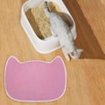 thumbnail image 6 of Cat Litter Mat Double Layers Durable Washable for Indoor Cats Cat Litter Pad Pink, 6 of 8