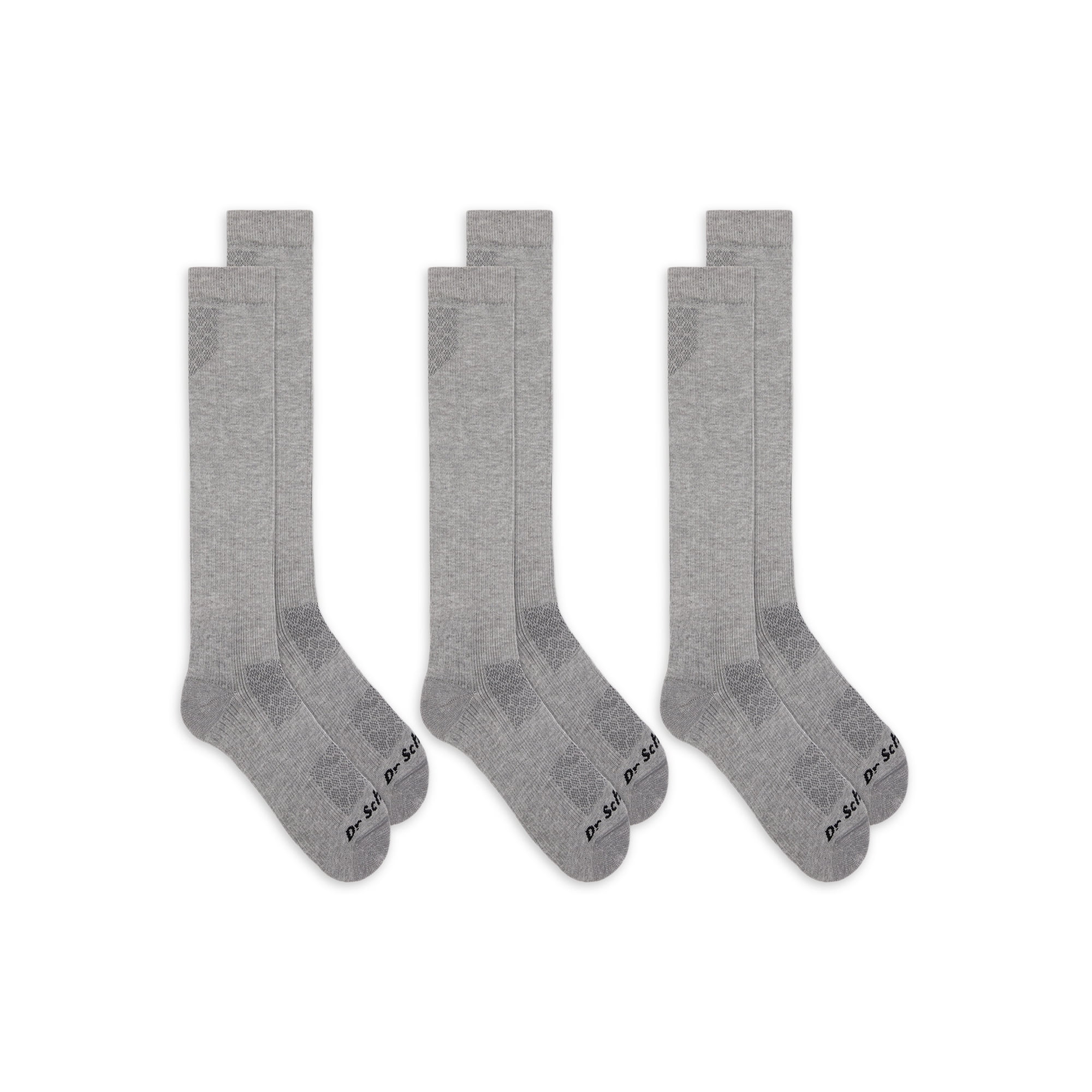 Dr. Scholl's Men's Big and Tall Compression Work Socks, Over the Calf, 3 Pack