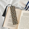 thumbnail image 4 of Kdxio Cat Skulls and Flowers Print Metal Tassel Bookmarks,Perfect Gift for Art Lovers and Bookworms Metal Bookmarks for Women, 4 of 8