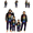 Rainbow Gradient, variant on LTTVQM Halloween Family Matching Outfits Skeleton Graphic Cute Holiday One Piece Pajamas Casual Relaxed Fit Cosplay Soft Comfortable Loungewear