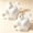 White, variant on Women's Posture Bra Front Closure Wireless Back Support Full Coverage Cushioned Straps Comfort Everyday Bra 3 Colors S-XXL