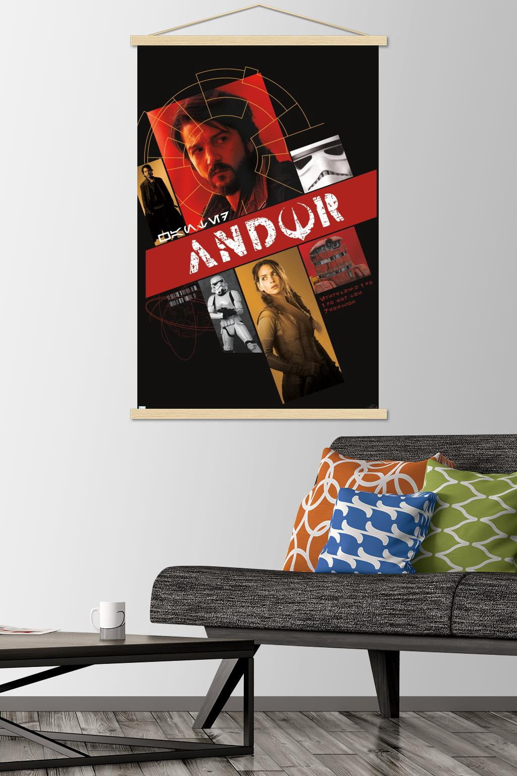 Star Wars: Andor - Group Graphic Wall Poster with Magnetic Frame, 22.375" x 34"