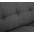 thumbnail image 4 of Pemberly Row Contemporary 3 Piece Sofa Set in Charcoal Finish, 4 of 19