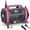 Pink, variant on MOOSOO AC/DC Tire Inflator, 3 in 1 Portable Air Compressor for Car Tires with Auto Shut-off, LED Light, 150PSI Air Pump for Cars, Balls, Motorcycles