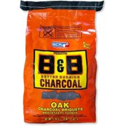 B & B Charcoal B & B Charcoal 00073 Organic Oak Charcoal Briquettes, 8.8 Lbs