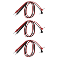 thumbnail image 1 of 3X Multimeter Meter Universal Test Lead Probe Wire Cable 1000V 0.8M,3 Pair x Multimeters Probe Lead,Black& Red, 1 of 5