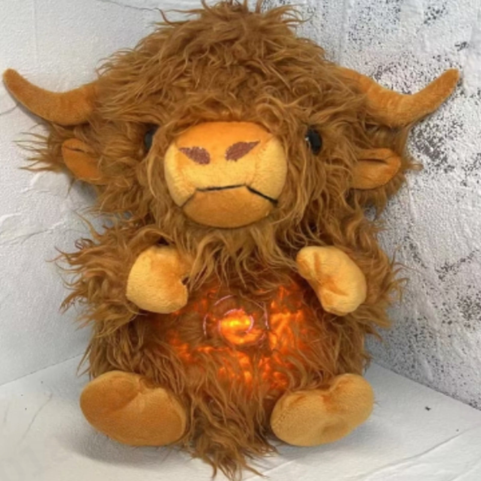 Weighted Highland Cow Plush Toys, Giant Highland Cow Gift Plush Toy,Adorable Stuffed Animal for Kids and Adults Highland Cattle Plushie Decor