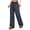 Dark Blue, variant on SHEWIN Womens Sweatpants Classic Plaid Straight Leg Trousers High Waist Baggy Workout Pants with Pockets