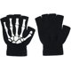 thumbnail image 5 of Guantes de esqueleto, guantes de disfraces elásticos luminosos, guantes de calavera sin dedos, un par kaili Sencillez, 5 of 5
