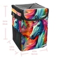 thumbnail image 5 of Robot Unicorn Attack Mini Trash Can for Car: Foldable with Lid, Leak-Proof and Hanging Storage Bag, 5 of 6