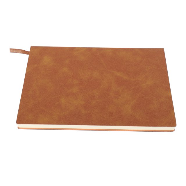 A5 PU Leather Notebook, Lay Flat Design 200 Pages Lightweight Portable Journal with Clear Horizontal Lines A5 Notebook for Note Taking Business Office