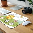 thumbnail image 5 of Kawaii Soccer Balls Mouse Pad Low Profile Gaming Mat, 5 of 7