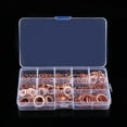 thumbnail image 1 of 280pcs 12 Sizes Copper Metric Sealing Washers Plain Washers With Box Fitting For Screws  Fasteners, 1 of 8