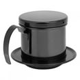 thumbnail image 1 of Coffee Pot, Hand Drip Leaking Pot Hand Brewed Coffee Pot Drip Filter Cup Reusable Stainless Steel with Circular Plate Water Separator for Home Kitchen Office Restaurant, 1 of 7