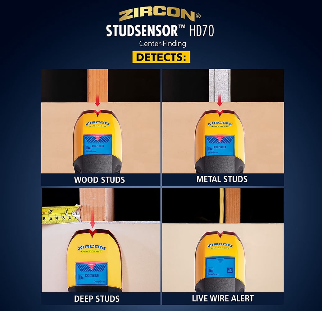Zircon StudSensor HD70 Stud Finder
