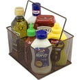thumbnail image 4 of Sorbus Steel Mesh Storage Organizer Caddy for Silverware, Napkins, Condiments, and more - (Brown), 4 of 5